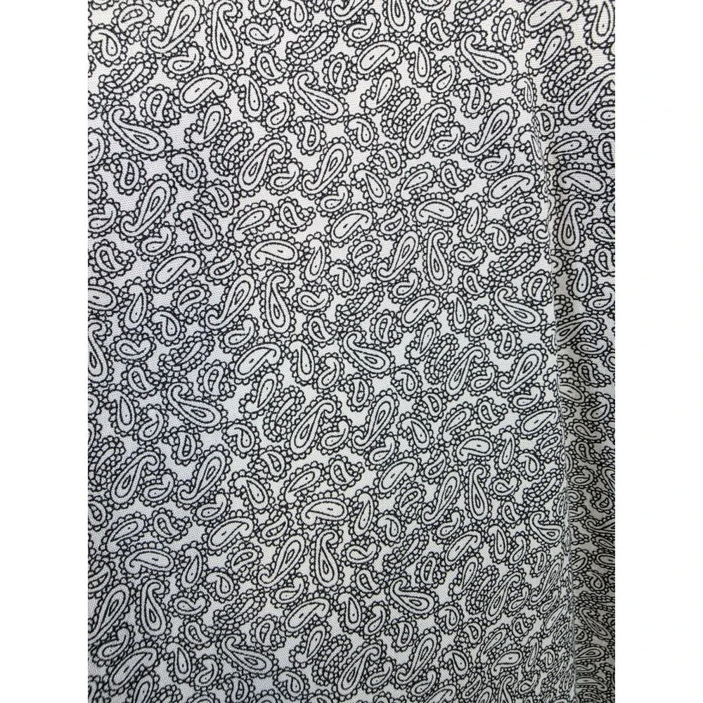 Nick Graham Mens 2XL Paisley Button Modern Fit Long Sleeve Shirt Flip Cuff /A170